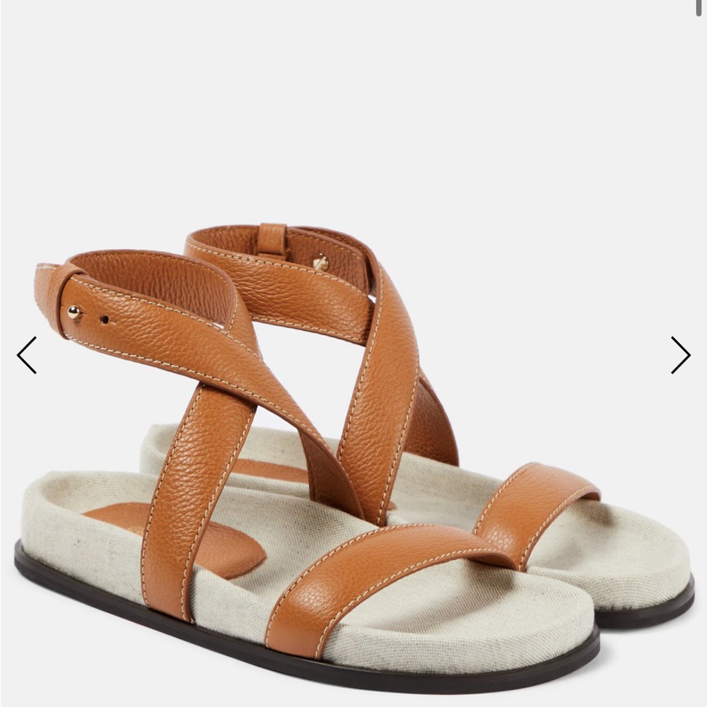 TOTEME Leather Sandals-EU 40/US 10